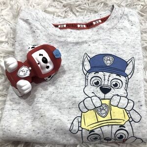 Paw Patrol Dogs T-Shirt Size 5T With Water Squirter